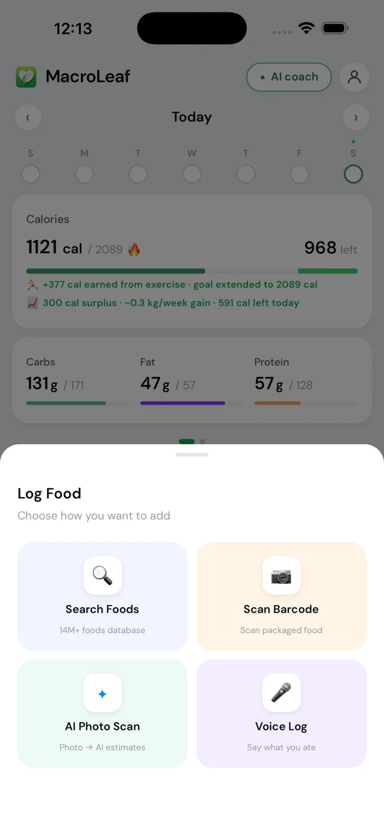 Log Food
